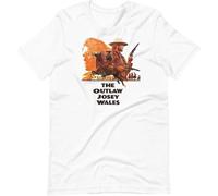 OKLUGGVH The Outlaw Josey Wales Western Movie Graphic Tee Shirt Unisex t-Shirt-Black(Large)