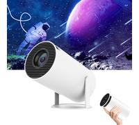 Oklumi Projector - Oklumi Pivot Projector, 4k TV Projectors for Bedroom, Portable Indoor and Outdoor Movie Projectors