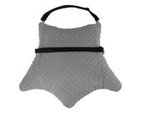 okmaba Hysterectomy Recovery Pillow with Pocket for Ice/Hot Packs, Abdominal Surgery Support Cushion with Adjustable Strap for Women After Hysterectomy or C-Section (Grey)