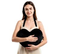 okmaba Open Heart Surgery Pillow for Heart Surgery Recovery Gifts (Black)