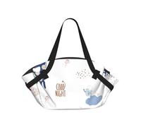 OKMIJNUHBY Lovely Dream Horse Foldable Camping Tote Bag â€“ Premium All-Over Printed Round Picnic Blanket With Carry Handles, Waterproof Polyester Composite Fabric For Beach, Camping & Park Outings