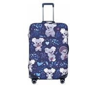 OKMIJNUHBY Lovely Koala Elastic Luggage Cover â€“ Universal Travel Suitcase Protector with Double-Sided Print, Dust & Scratch Resistant Elastic Bag Cover for Business and Vacation Travel