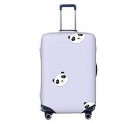 OKMIJNUHBY Panda Elastic Luggage Cover â€“ Universal Travel Suitcase Protector with Double-Sided Print, Dust & Scratch Resistant Elastic Bag Cover for Business and Vacation Travel