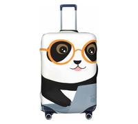 OKMIJNUHBY Panda Elastic Luggage Cover â€“ Universal Travel Suitcase Protector with Double-Sided Print, Dust & Scratch Resistant Elastic Bag Cover for Business and Vacation Travel