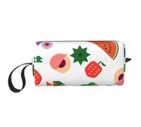 OKMIJNUHBY Portable Minimalist Carry Pouch - Lightweight 600d Polyester Oxford Storage Bag with Full-Print Dual-Sided Design, Ideal for Travel, Gym, School & Daily Organization