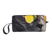 OKMIJNUHBY Portable Minimalist Carry Pouch - Lightweight 600d Polyester Oxford Storage Bag with Full-Print Dual-Sided Design, Ideal for Travel, Gym, School & Daily Organization