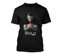 OKMN76huc House TV Show Dr. House Holding Brain T-Shirt Black L