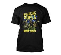 OKMN76huc The Bouncing Souls Maniacal Laughter T-Shirt Black XL
