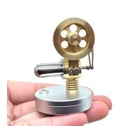 OKMO β-Type Vertical Stirling Engine Model Mini Heat Powered External Combustion Engine Demonstration Mechanical Science Physics Experiment Kit for Adults STEM Education