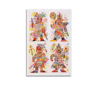 OKNGB Abstract Art Poster Maya Aztec Spirit Totem Poster Decorative Painting Canvas Wall Posters And Art Picture Print Modern Family Bedroom Decor Posters 24x36inch(60x90cm)