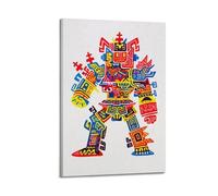 OKNGB Abstract Art Poster Maya Aztec Spirit Totem Poster Decorative Painting Canvas Wall Posters And Art Picture Print Modern Family Bedroom Decor Posters 24x36inch(60x90cm)
