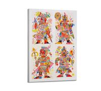 OKNGB Abstract Art Poster Maya Aztec Spirit Totem Poster Decorative Painting Canvas Wall Posters And Art Picture Print Modern Family Bedroom Decor Posters 12x18inch(30x45cm)