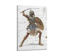 OKNGB Ancient Egyptian Pharaoh Warrior Armour Poster Poster Decorative Painting Canvas Wall Posters And Art Picture Print Modern Family Bedroom Decor Posters 16x24inch(40x60cm)