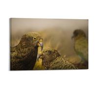 OKNGB Animal Bird Poster Alpine Parrot Decorative Painting Canvas Art Picture 12x18inch(30x45cm)