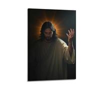 OKNGB Bible Saviour Divine Holy Light Religion Poster Poster Decorative Painting Canvas Wall Posters And Art Picture Print Modern Family Bedroom Decor Posters 20x30inch(50x75cm)