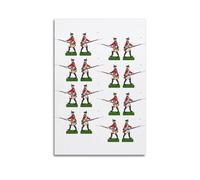 OKNGB British Redcoat Soldier Regiment Uniform Poster Poster Decorative Painting Canvas Wall Posters And Art Picture Print Modern Family Bedroom Decor Posters 20x30inch(50x75cm)