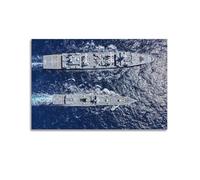 OKNGB China Navy Sea Supply 054A Frigate Poster Poster Decorative Painting Canvas Wall Posters And Art Picture Print Modern Family Bedroom Decor Posters 20x30inch(50x75cm)