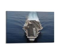 OKNGB CVN-76 Nimitz-class Nuclear Aircraft Carriers Poster Poster Decorative Painting Canvas Wall Posters And Art Picture Print Modern Family Bedroom Decor Posters 12x18inch(30x45cm)