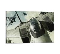 OKNGB F-14 Tomcat Fighter Aircraft Combat Art Poster Poster Decorative Painting Canvas Wall Posters And Art Picture Print Modern Family Bedroom Decor Posters 20x30inch(50x75cm)