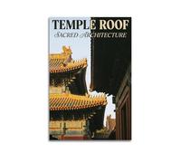 OKNGB Imperial Chinese Architecture Zen Poster Forbidden City Modern Decorative Canvas Prints - Ideal Wall Art for Family, Game Room, Kids, Boys & Girls Bedroom 24x36inch(60x90cm)