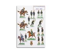 OKNGB Italian Unification Sardinian States Cavalry Poster Poster Decorative Painting Canvas Wall Posters And Art Picture Print Modern Family Bedroom Decor Posters 16x24inch(40x60cm)