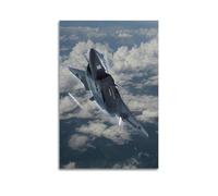 OKNGB J-20 Stealth Fighter China Military Poster Poster Decorative Painting Canvas Wall Posters And Art Picture Print Modern Family Bedroom Decor Posters 20x30inch(50x75cm)