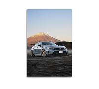 OKNGB Japan Scenery Car Poster Civic Type R Hatchback Poster Decorative Painting Canvas Wall Posters And Art Picture Print Modern Family Bedroom Decor Posters 12x18inch(30x45cm)