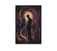 OKNGB Jazz Legendary Trumpeter Music Deco Poster Poster Decorative Painting Canvas Wall Posters And Art Picture Print Modern Family Bedroom Decor Posters 16x24inch(40x60cm)