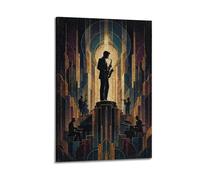 OKNGB Jazz Legendary Trumpeter Music Deco Poster Poster Decorative Painting Canvas Wall Posters And Art Picture Print Modern Family Bedroom Decor Posters 16x24inch(40x60cm)