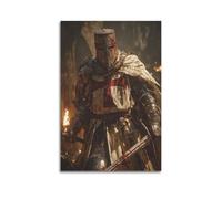OKNGB Knights Templar Crusaders Religious Churches Poster Poster Decorative Painting Canvas Wall Posters And Art Picture Print Modern Family Bedroom Decor Posters 24x36inch(60x90cm)