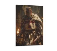 OKNGB Knights Templar Crusaders Religious Churches Poster Poster Decorative Painting Canvas Wall Posters And Art Picture Print Modern Family Bedroom Decor Posters 24x36inch(60x90cm)