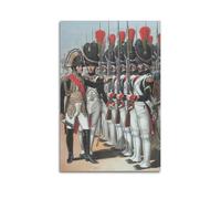 OKNGB Military Poster French Guard Napoleon Grenadiers Poster Decorative Painting Canvas Wall Posters And Art Picture Print Modern Family Bedroom Decor Posters 24x36inch(60x90cm)