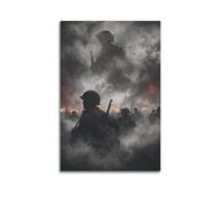 OKNGB Military Tactical War Poster Special Forces Soldiers Silhouette Modern Decorative Canvas Prints - Ideal Wall Art for Family, Game Room, Kids, Boys & Girls Bedroom 20x30inch(50x75cm)