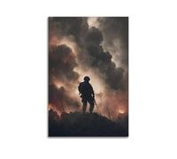 OKNGB Military Tactical War Poster Special Forces Soldiers Silhouette Modern Decorative Canvas Prints - Ideal Wall Art for Family, Game Room, Kids, Boys & Girls Bedroom 20x30inch(50x75cm)