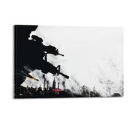 OKNGB Military War Poster Special Forces Soldier Poster Decorative Painting Canvas Wall Posters And Art Picture Print Modern Family Bedroom Decor Posters 16x24inch(40x60cm)