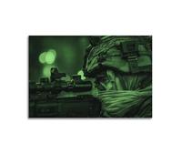 OKNGB Modern Night Vision Tactical Elite Special Forces Poster Modern Decorative Canvas Prints - Ideal Wall Art for Family, Game Room, Kids, Boys & Girls Bedroom 16x24inch(40x60cm)
