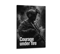 OKNGB Modern Special Forces Tactical Elite Soldier Poster Modern Decorative Canvas Prints - Ideal Wall Art for Family, Game Room, Kids, Boys & Girls Bedroom 24x36inch(60x90cm)