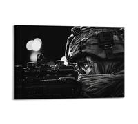OKNGB Modern Special Forces Tactical Soldier Poster Modern Decorative Canvas Prints - Ideal Wall Art for Family, Game Room, Kids, Boys & Girls Bedroom 12x18inch(30x45cm)