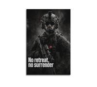 OKNGB Modern Special Forces Tactical Soldier Poster Modern Decorative Canvas Prints - Ideal Wall Art for Family, Game Room, Kids, Boys & Girls Bedroom 24x36inch(60x90cm)