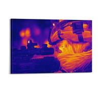 OKNGB Modern Thermal Vision Tactical Elite Special Forces Poster Modern Decorative Canvas Prints - Ideal Wall Art for Family, Game Room, Kids, Boys & Girls Bedroom 24x36inch(60x90cm)
