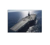 OKNGB Nimitz-class Nuclear Aircraft Carrier Poster CVN-69 Poster Decorative Painting Canvas Wall Posters And Art Picture Print Modern Family Bedroom Decor Posters 20x30inch(50x75cm)