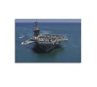 OKNGB Nimitz-class Nuclear-powered Aircraft Carrier Poster Poster Decorative Painting Canvas Wall Posters And Art Picture Print Modern Family Bedroom Decor Posters 16x24inch(40x60cm)