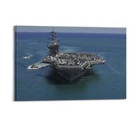 OKNGB Nimitz-class Nuclear-powered Aircraft Carrier Poster Poster Decorative Painting Canvas Wall Posters And Art Picture Print Modern Family Bedroom Decor Posters 16x24inch(40x60cm)