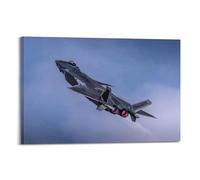 OKNGB PLAAF J-20 Mighty Dragon Fighter Poster Poster Decorative Painting Canvas Wall Posters And Art Picture Print Modern Family Bedroom Decor Posters 12x18inch(30x45cm)
