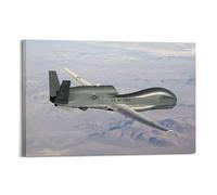 OKNGB Reconnaissance Aircraft Poster Rq-4 Global Hawk Poster Decorative Painting Canvas Wall Posters And Art Picture Print Modern Family Bedroom Decor Posters 20x30inch(50x75cm)