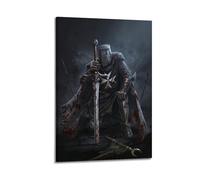 OKNGB Retro Black White Crusades Knights Hospitaller War Poster Modern Decorative Canvas Prints - Ideal Wall Art for Family, Game Room, Kids, Boys & Girls Bedroom 24x36inch(60x90cm)
