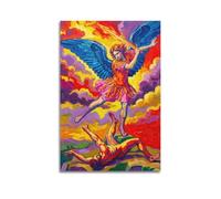 OKNGB Retro Christ Bible Easter Poster He Is Risen Modern Decorative Canvas Prints - Ideal Wall Art for Family, Game Room, Kids, Boys & Girls Bedroom 24x36inch(60x90cm)