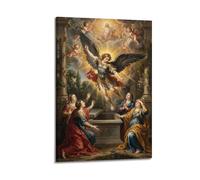 OKNGB Retro Christ Bible Easter Poster He Is Risen Modern Decorative Canvas Prints - Ideal Wall Art for Family, Game Room, Kids, Boys & Girls Bedroom 16x24inch(40x60cm)