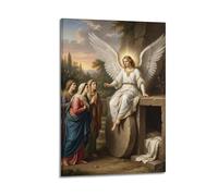 OKNGB Retro Christ Bible Easter Poster He Is Risen Modern Decorative Canvas Prints - Ideal Wall Art for Family, Game Room, Kids, Boys & Girls Bedroom 24x36inch(60x90cm)