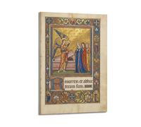 OKNGB Retro Christ Bible Easter Poster He Is Risen Modern Decorative Canvas Prints - Ideal Wall Art for Family, Game Room, Kids, Boys & Girls Bedroom 20x30inch(50x75cm)